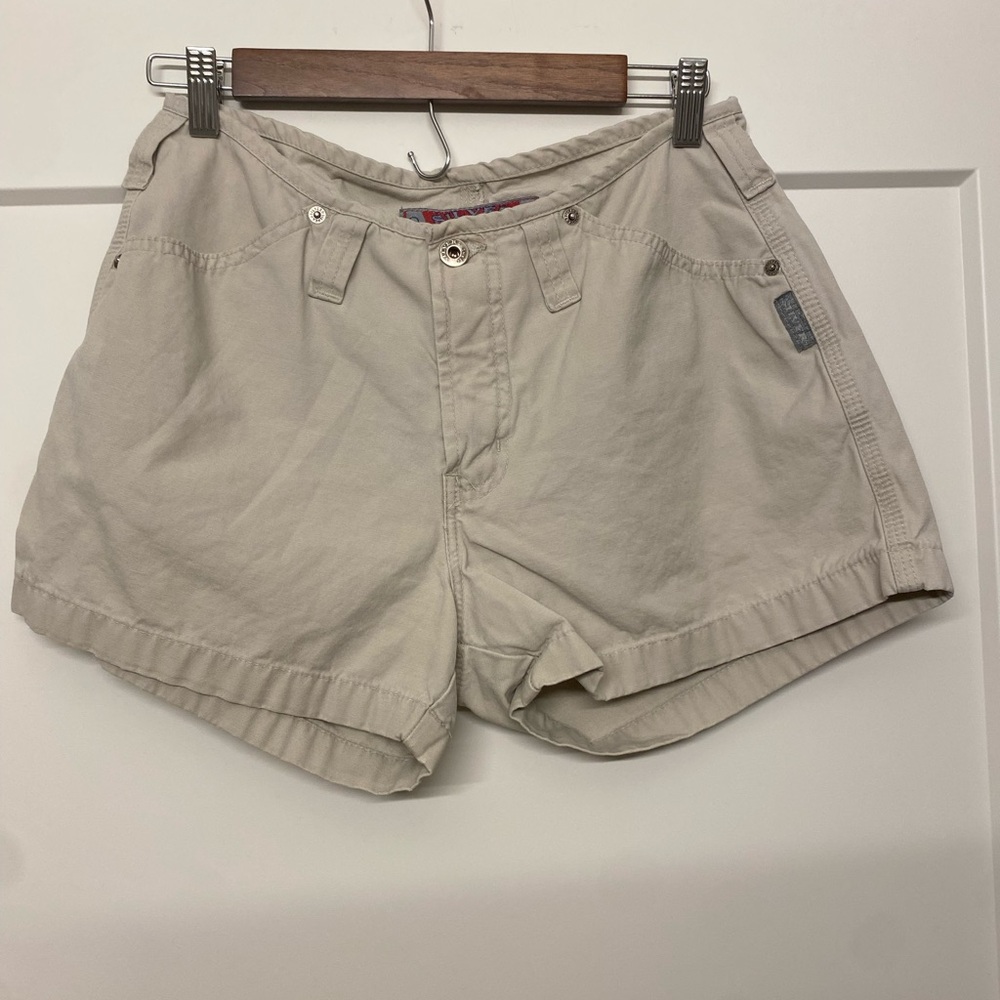 Silver Jeans Women's Light Tan Cargo Shorts